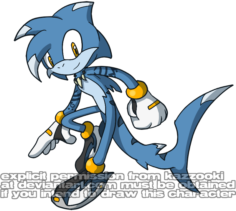 Still A Shark Still A Shark By Glitchgoat - Sonic The Hedgehog Shark (866x838)