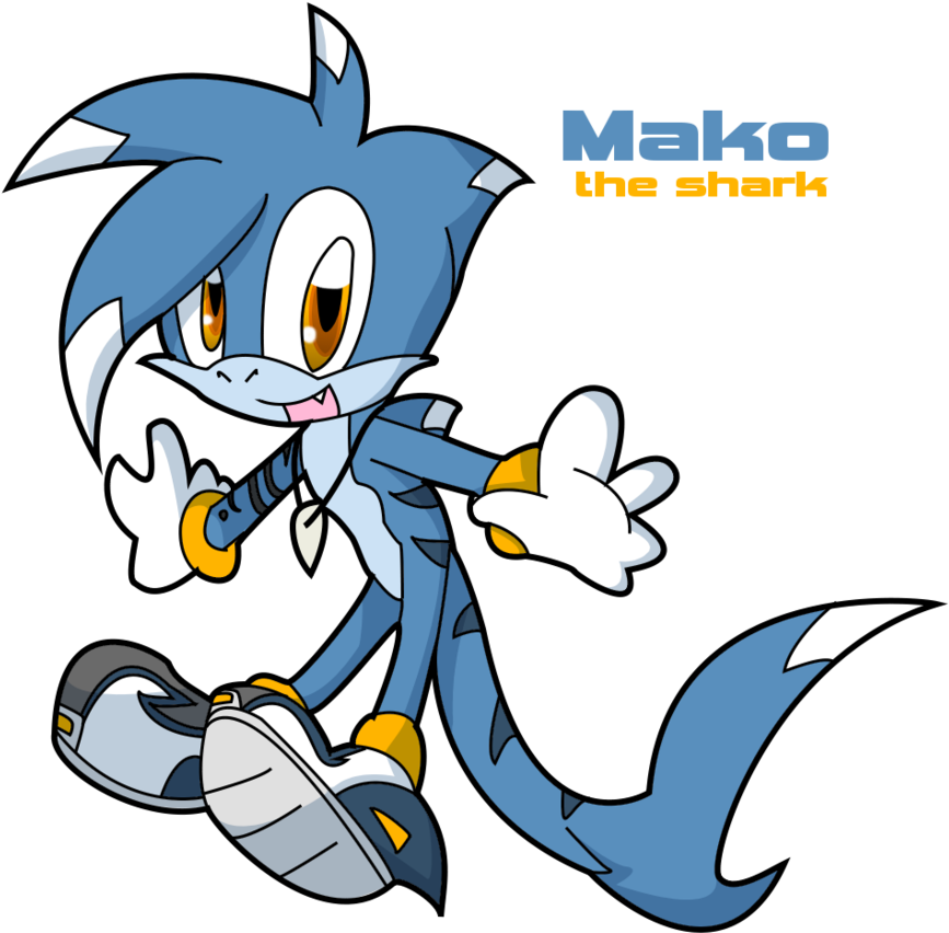 Sharky Mcsharkshark By Glitchgoat Sharky Mcsharkshark - Cartoon (900x889)
