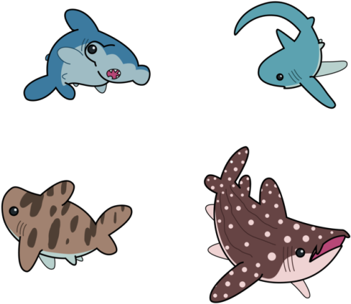 Couple-a Sharks - Couple-a Sharks (500x445)