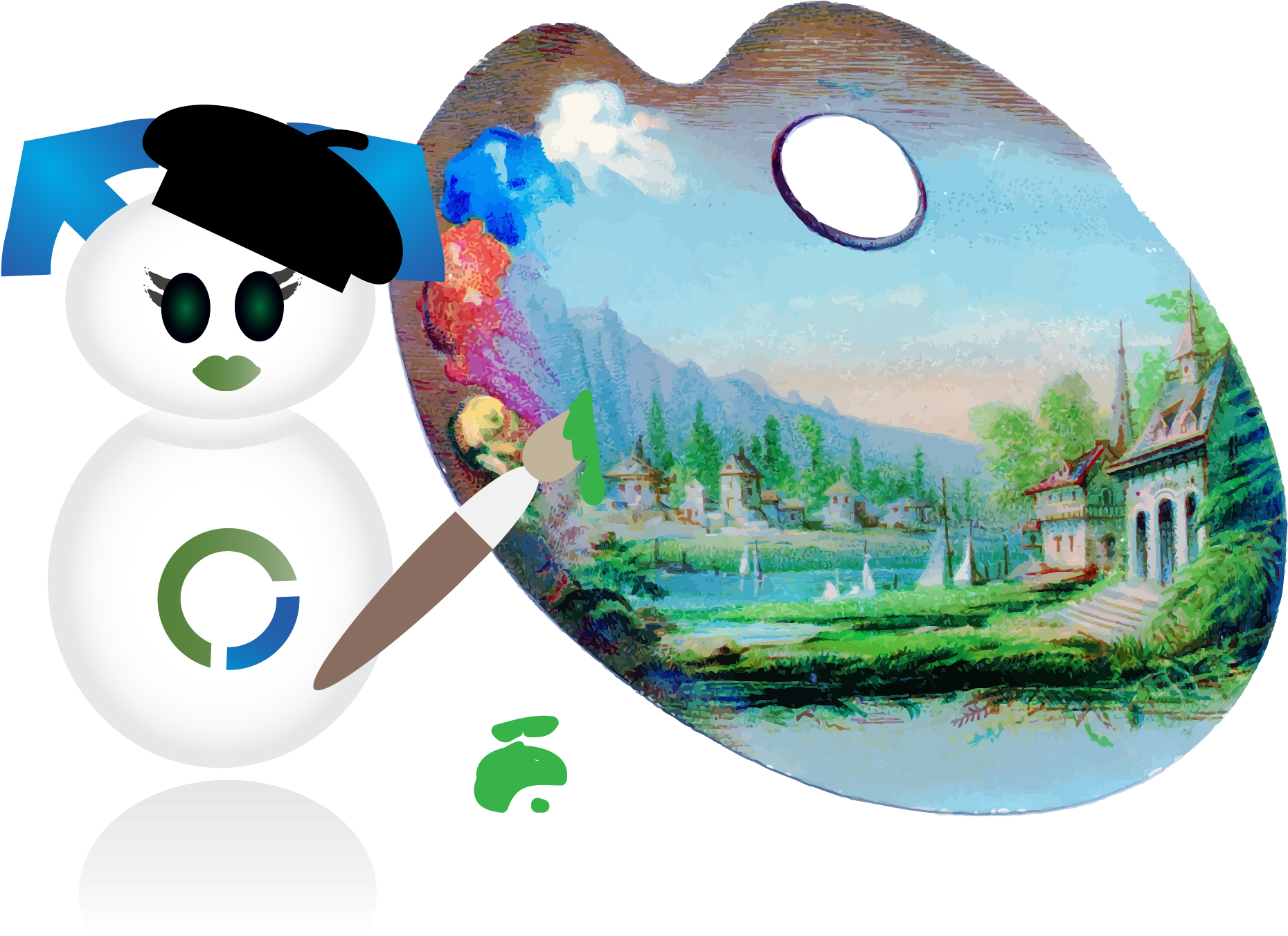 Travel, By Bus, Car, Plane Or Train, Is Hardly Predictable - Palette De Peintre (2118x1664)