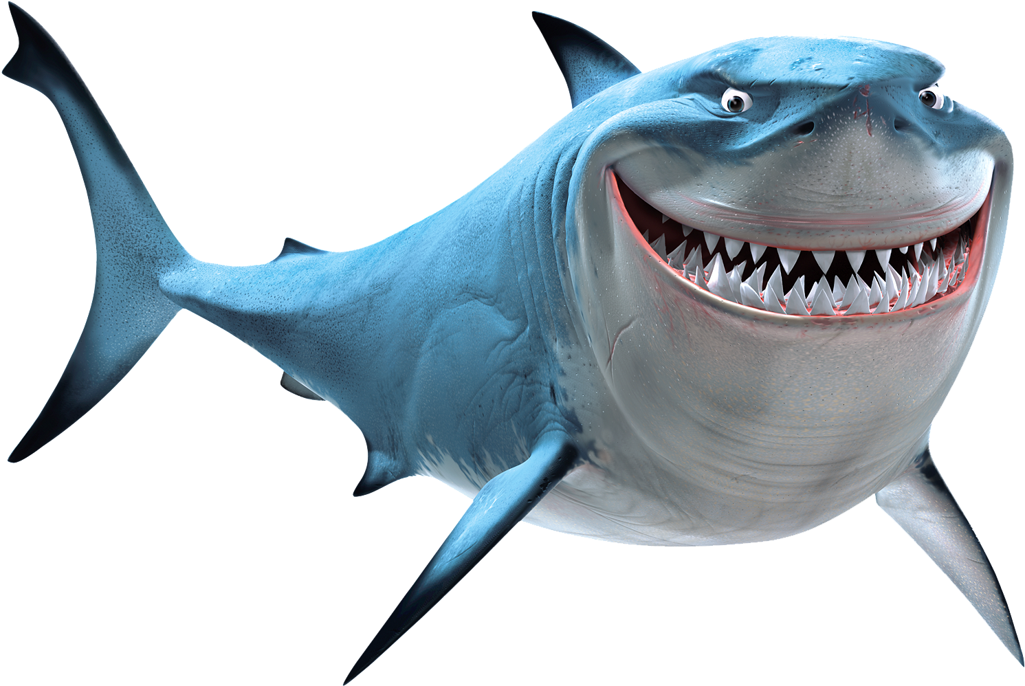 Mean Shark Clip Art Clipart Panda Free Clipart Images - Finding Nemo Bruce (1596x1116)