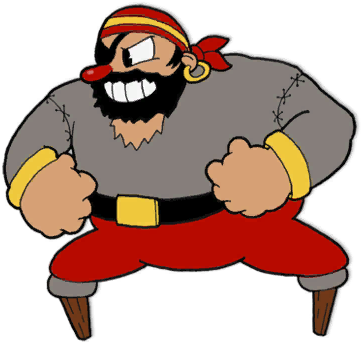Captain Brineybeard - Cuphead Captain Brineybeard (373x347)