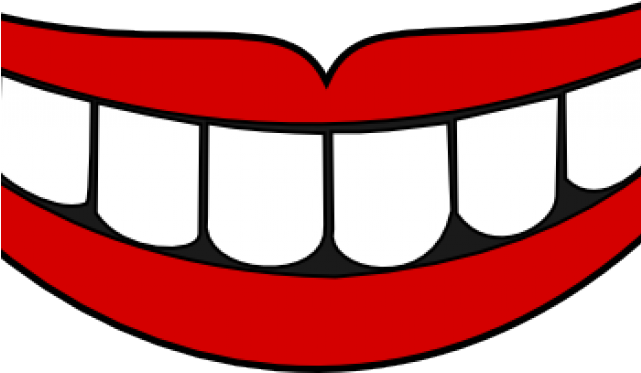 Cartoon Mouth Clipart - Smiley Mouth (640x480)