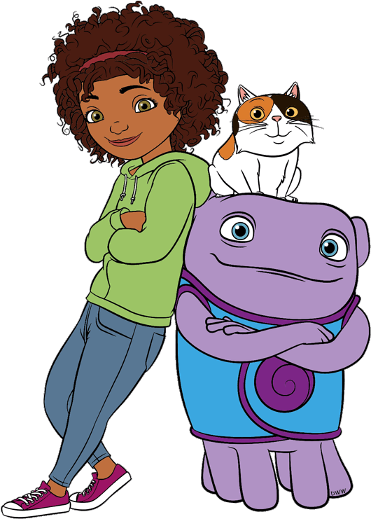 Best Oh The Places You Ll Go Clipart - Dreamworks Home Tip Coloring Pages (550x747)