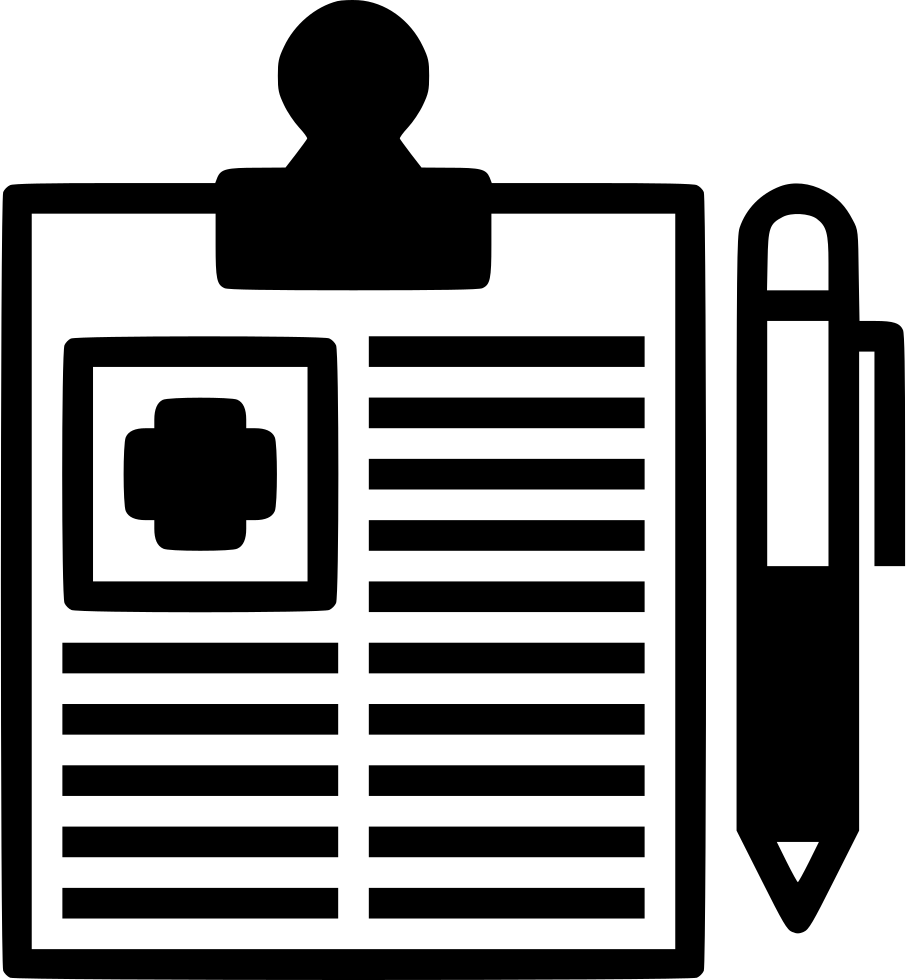 History Clipart Case History - Form Svg (906x980)