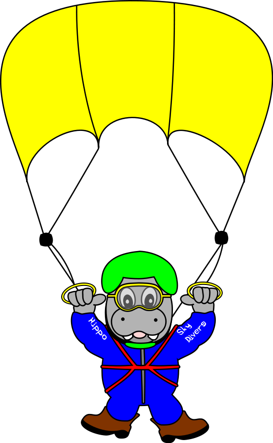 Go Back > Gallery For Sky Diving Clip Art - Sky Dive Clip Art (554x900)