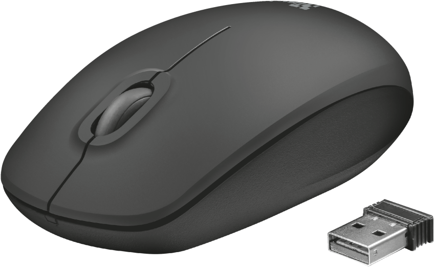 Ziva Wireless Optical Mouse - Trust Ziva - Souris 3 Boutons - Sans Fil (999x674)
