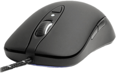 Cord Computer Mouse - Steelseries Sensei Raw Rubberized Wired Mouse Black (400x400)