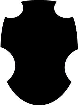 Black Warrior Shield Vector - Shield (718x980)
