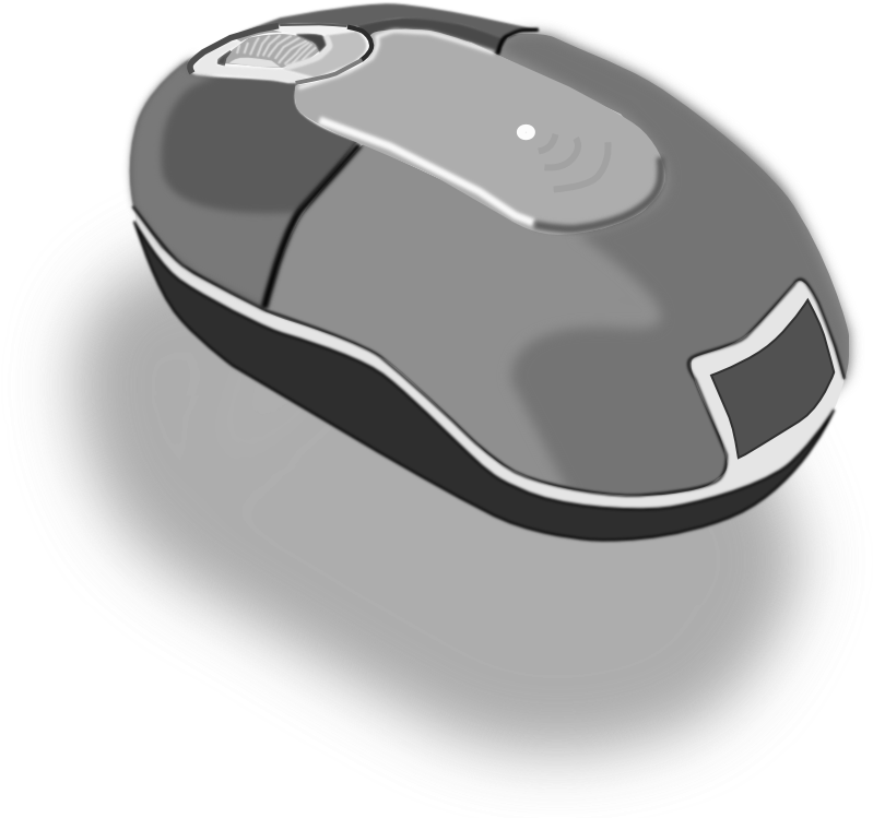 Computer Mouse Clipart Electronic - Computer Part Clip Art (800x771)
