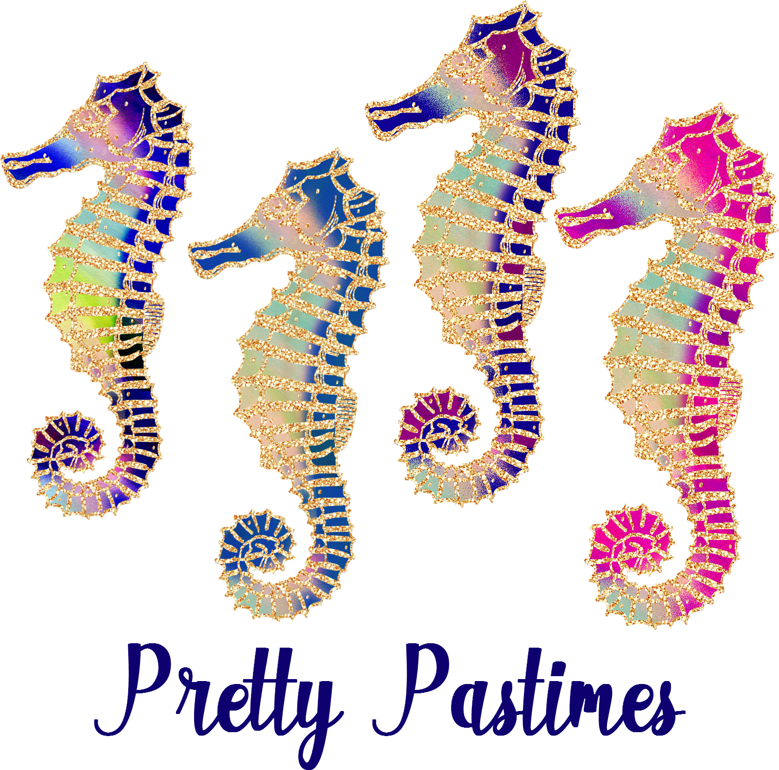 Seahorse Graphics - Geburtstags-party-servietten-imitat-goldglittery Servietten (2000x2000)