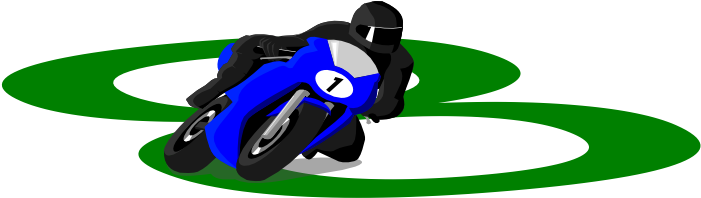 Motorcycle Figure Eight Clipart - Seth's Keys - Keyring - Sports Bike Design (854x212)