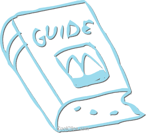 Guide Book Royalty Free Vector Clip Art Illustration - Responsive Web Design (480x437)