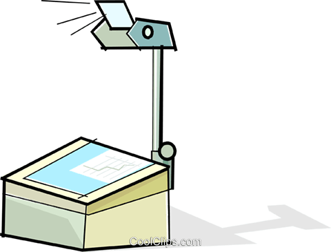 Overhead Projector Royalty Free Vector Clip Art Illustration - Overhead Projector Royalty Free Vector Clip Art Illustration (480x365)