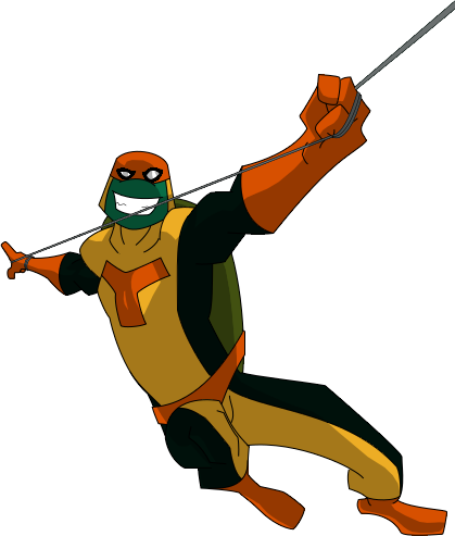 Turtle Titan By Strovecos - Cartoon (419x493)