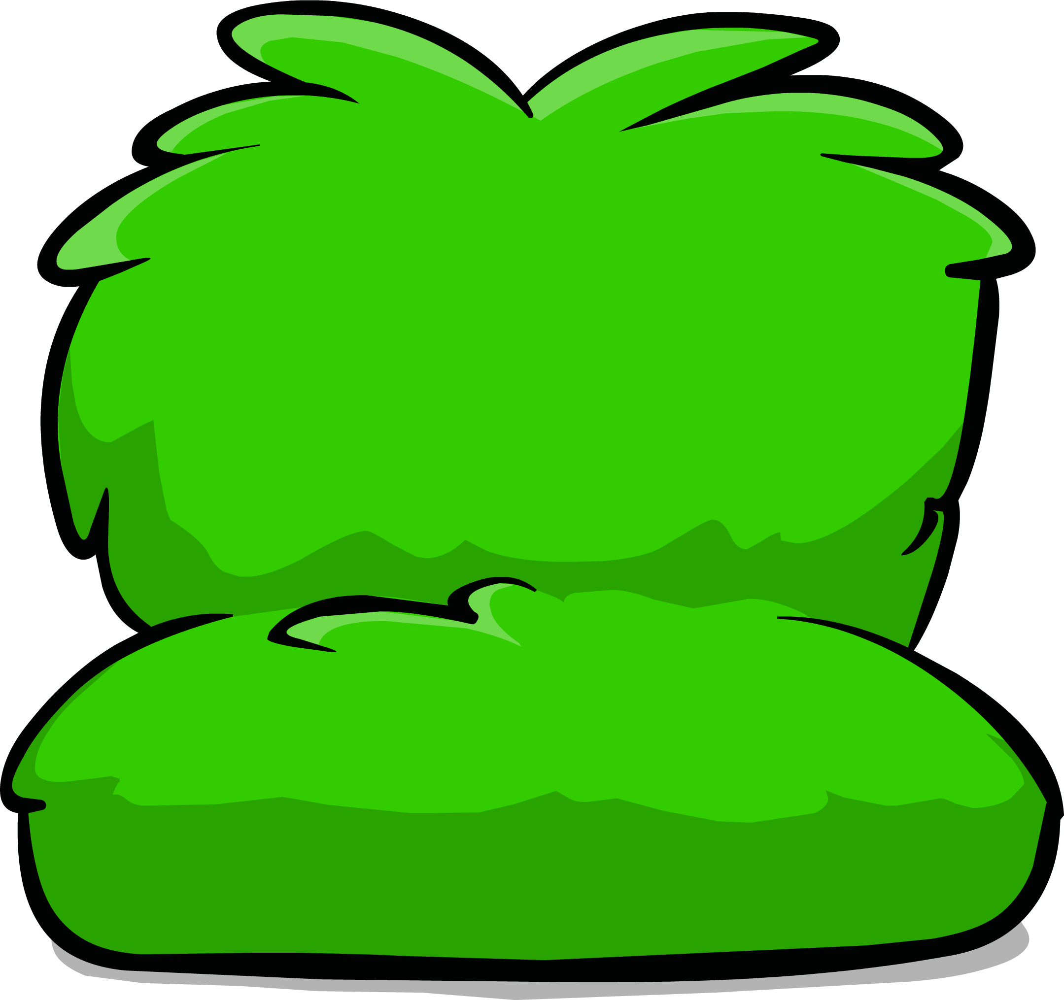 Fuzzy Green Couch Sprite 001 - Blue (2159x2030)