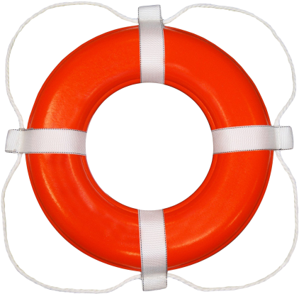 Lifebuoy Png Transparent Image - Personal Flotation Device Symbol (500x454)
