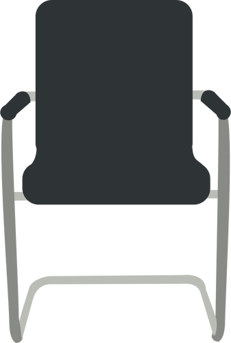 Meja Kursi Vektor Ilustrasi - Back Chair Clip Art (337x500)