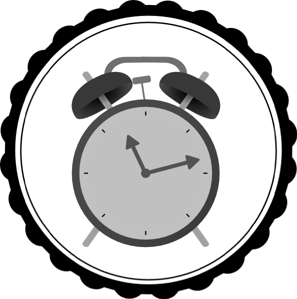 Alarm Clock Http - Alarm Clock Clip Art Png (594x598)