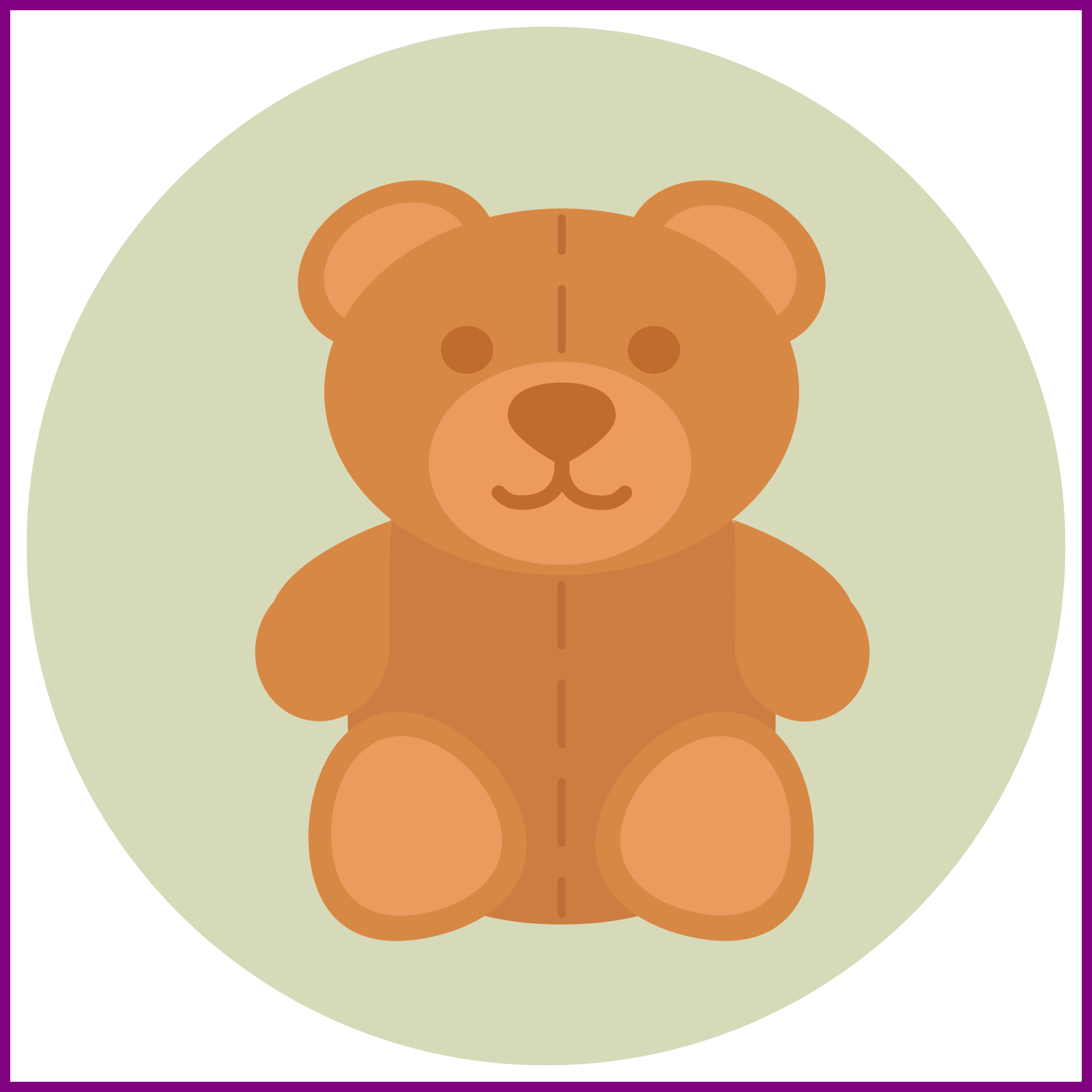 Astonishing Teddy Bear Icon Ths Image Is Of A Childs - Teddy Bear Flat Icon (1630x1630)