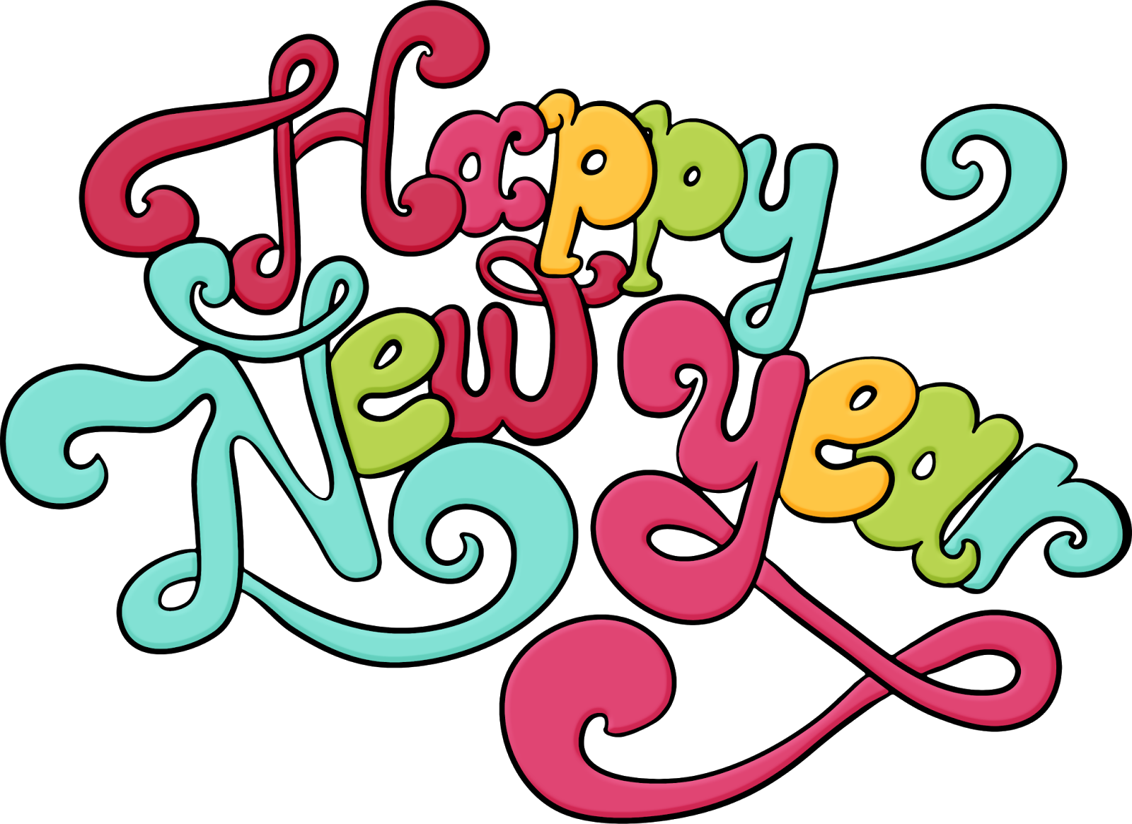 Enjoy Ringing In The New Year With Your Friends And - Word (1600x1165)