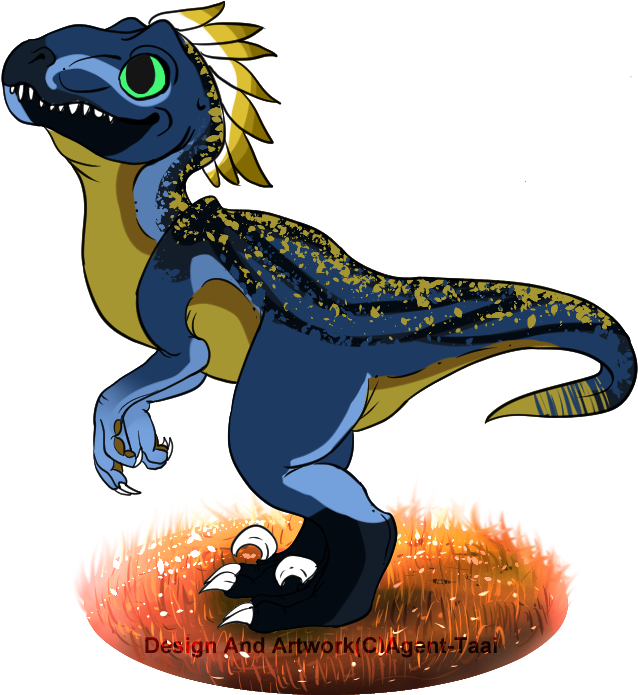 Lapis Lazuli Raptor Closed By Agent Taai - Animal Figure (736x744)