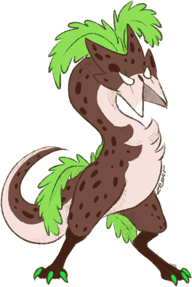 Angry Coconut By Zeberthezebraptor - Cartoon (800x1000)