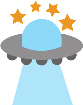 Ufo Clipart Transparent - More Or Fewer Spinner (550x550)