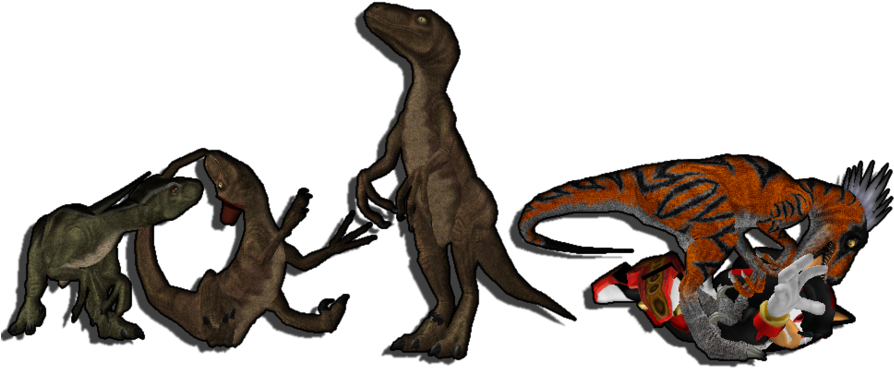Raptor Family By Kingjigglypuff - Raptor Family (900x424)