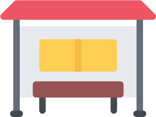 Bus Stop Free Icon - Walk-in (512x512)