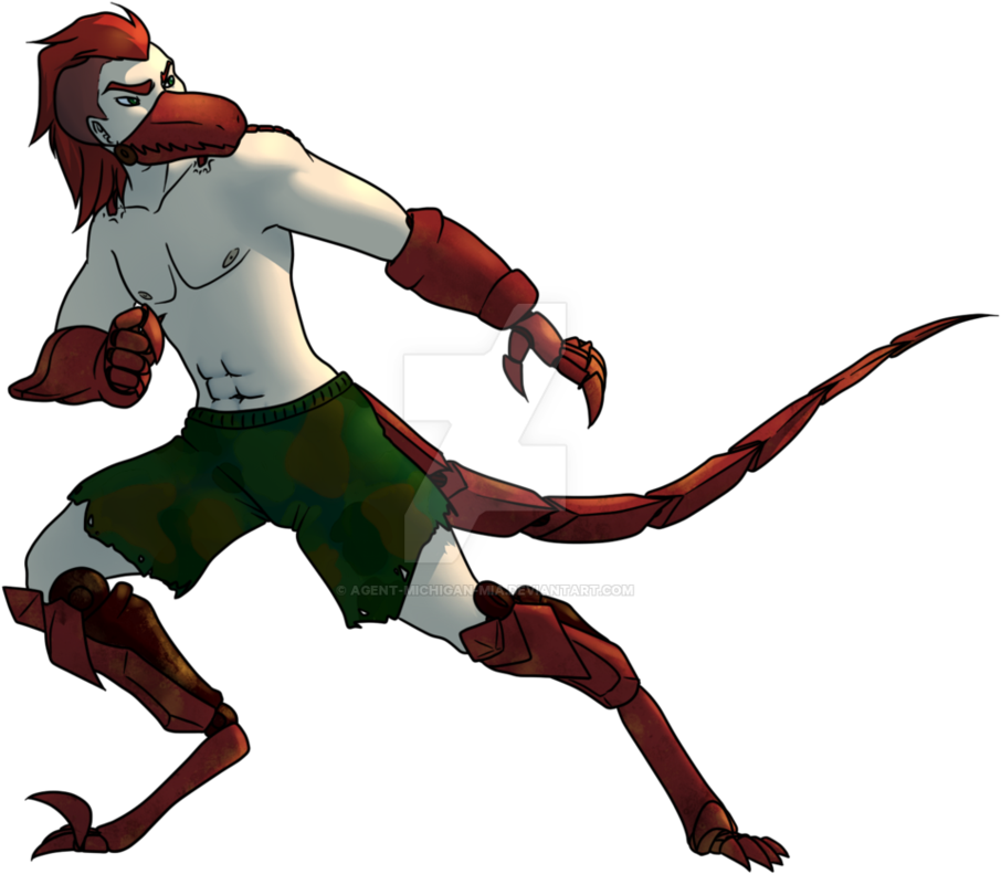 Villain App Raptor By Residentscribe - Cartoon (968x826)