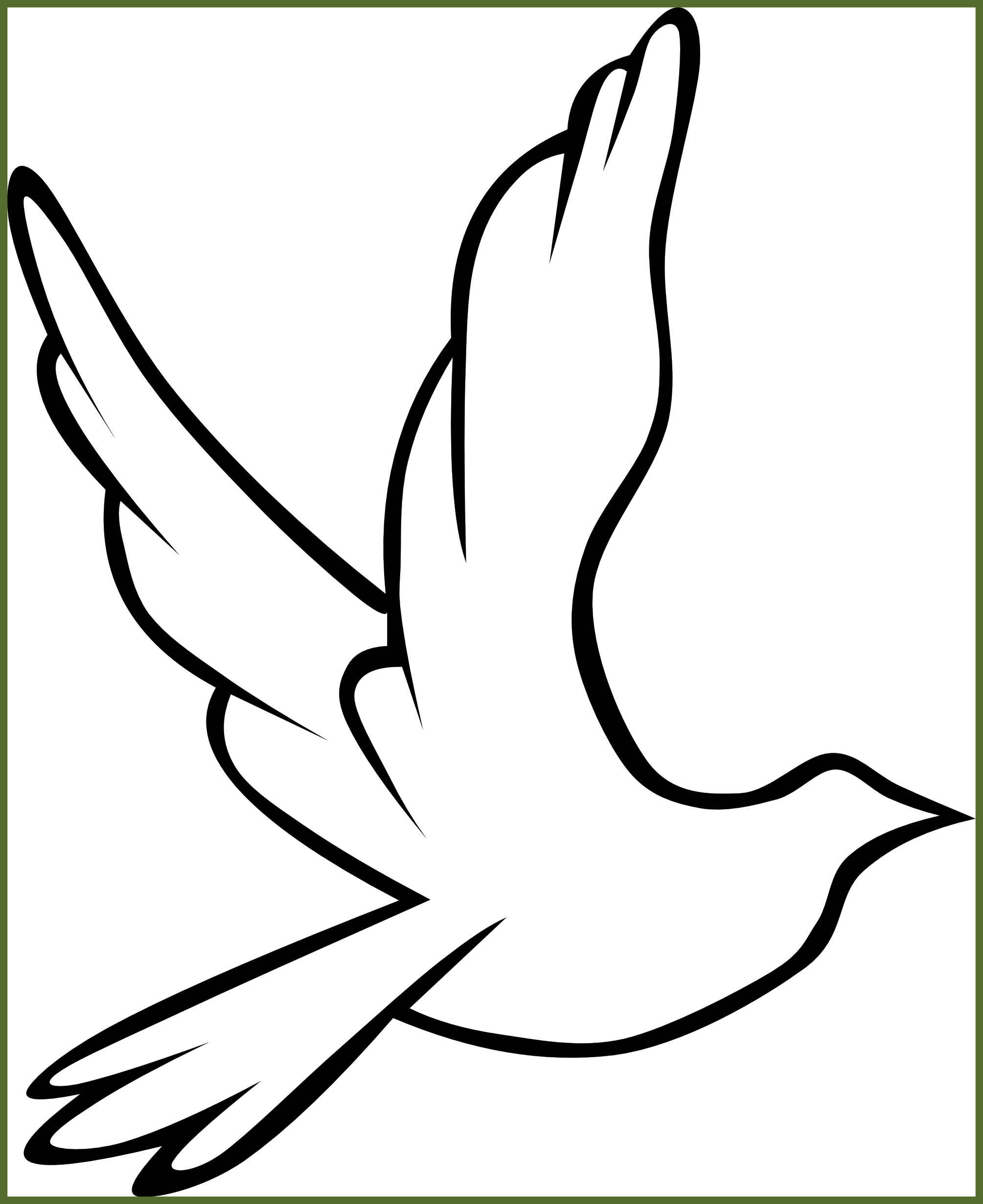 Pigeon Flying White Pigeon Flying Clipart Best Clip - Easy Praying Hands Drawing (2009x2462)