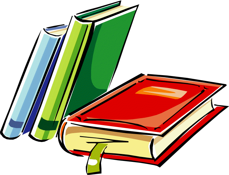 Library Book Clipart - Book Clipart (750x573)