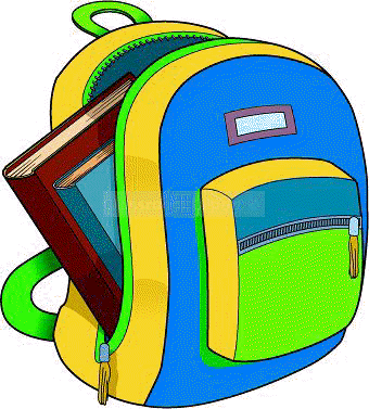 Book Bag Clip Art Clipart Panda - Book Is In The Bag (340x377)