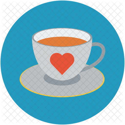 Teacup With Heart Icon - Love (512x512)