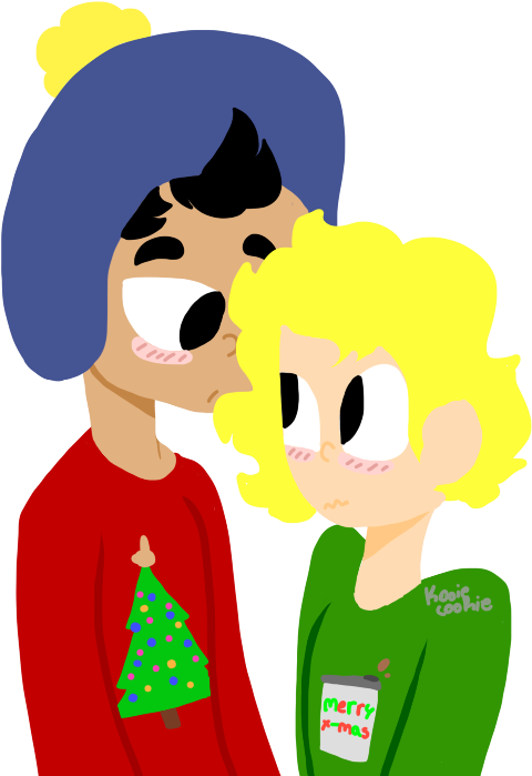 The Christmas Gay Bois - Cartoon (900x700)