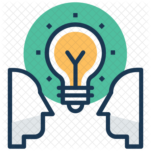 Idea Sharing Icon - Exchange Idea Icon (512x512)