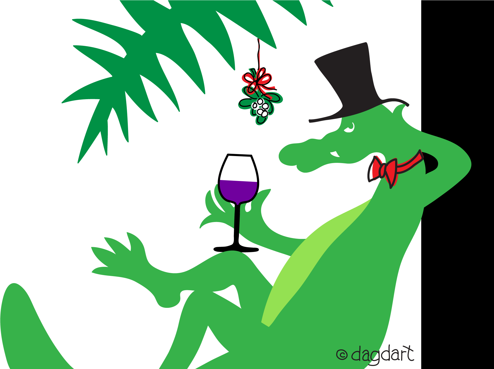 Merry Christmas To - Illustration (2000x1465)