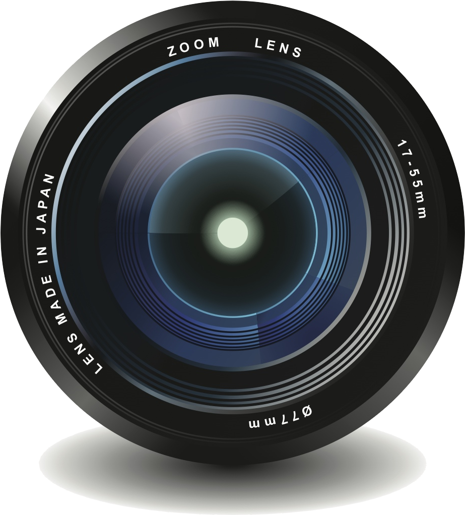 Lens Png Clipart Collection Image - Camera Lens Icon Transparent (1041x1041)
