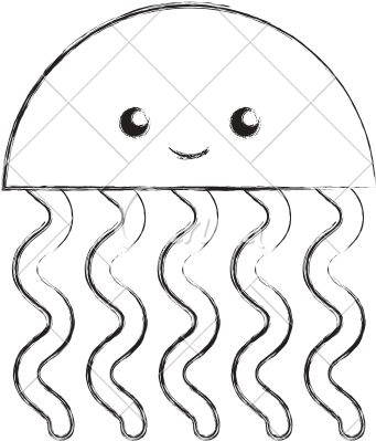 Cute Jellyfish Sealife Icon - Sea Life Grapevine Aquarium (550x550)