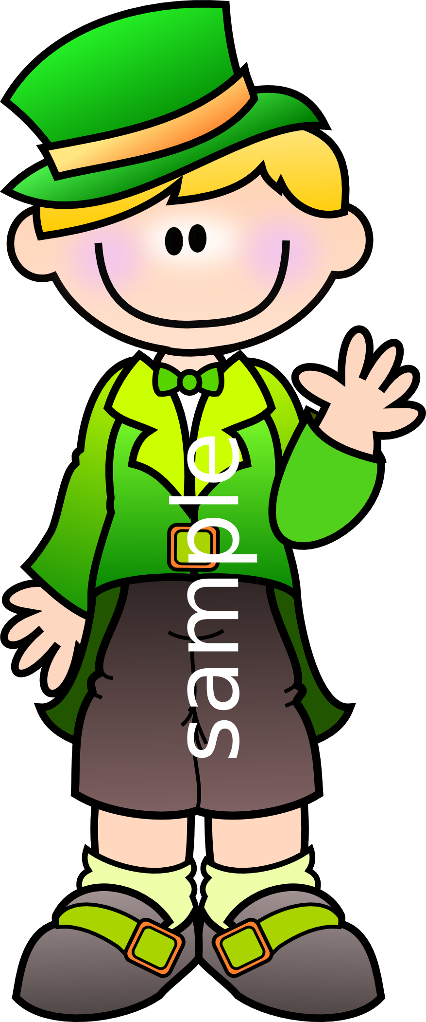 Patrick's Day Collection - Cartoon (877x2100)