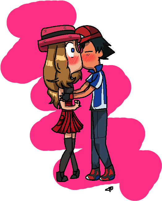 Pokemon Kalos Ash X Dawn - Serena (666x724)