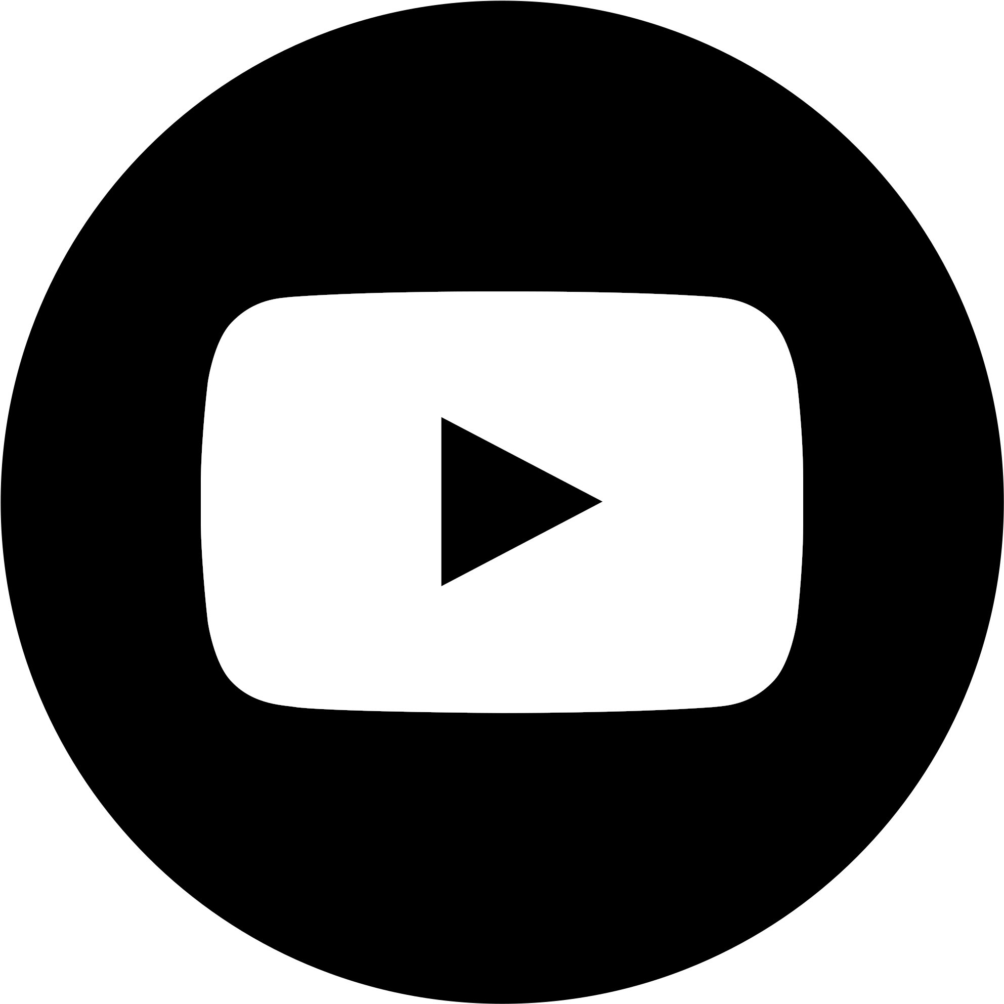 Cleveland Community Police Commission - Youtube Icon Black And White (2000x2000)
