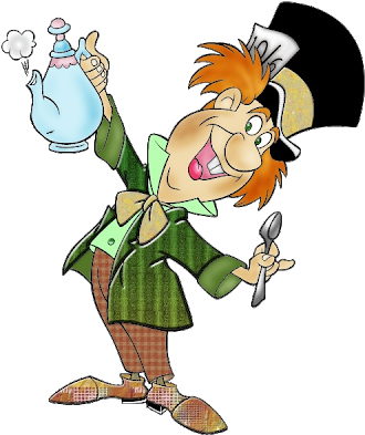 Alice In Wonderland - Mad Hatter Coloring Pages (400x400)