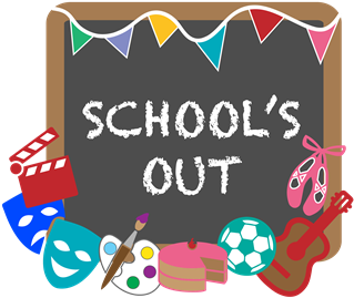 Schools Out School Out Clipart Free Clip Arts Sanyangfrp - Schools Out (350x350)