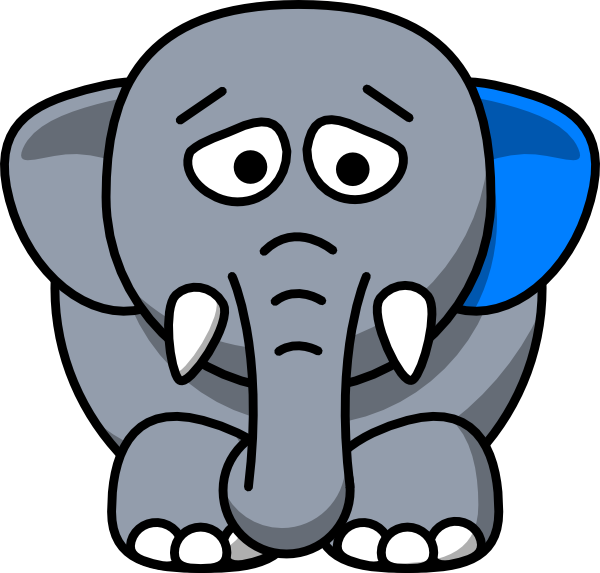 Elephant - Elephant Drawing Cartoon (600x573)