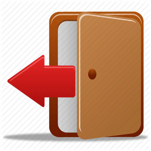 Exit Free Download Png Png Image - Exit Free Download Png Png Image (512x512)