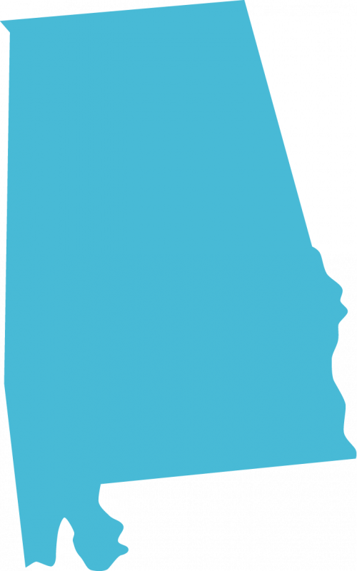 Alabama Clip Art Clipart Download - State Of Alabama Clip Art (500x800)