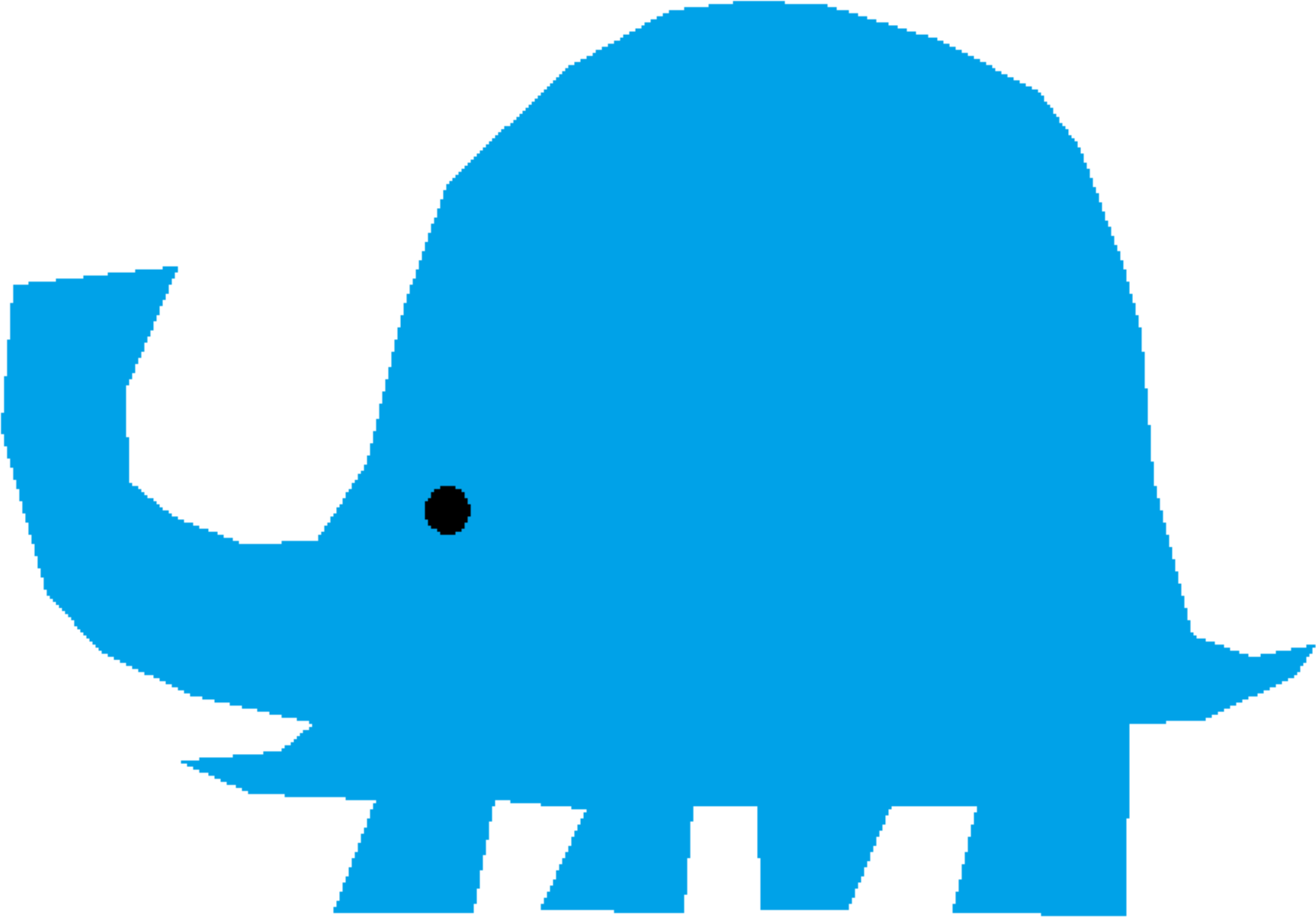 Blue Aqua Turquoise S7xqg3 Clipart Elephant 3 Bclipart - Octopus Deploy Logo Png (2107x1468)