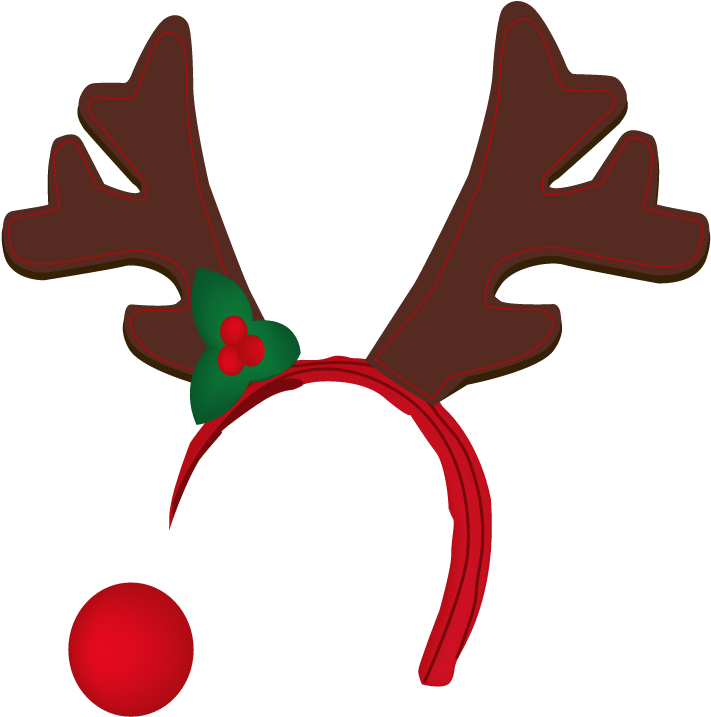 Reindeer Antlers Transparent Clipart Image Information - Reindeer Antlers Transparent Background (1024x1024)